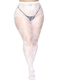 Leg Avenue Plus Size Butterfly Fishnet Tights