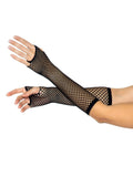 color_black | Leg Avenue Triangle Net Fingerless Arm Warmer Gloves