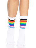 Pride Flag Crew Socks