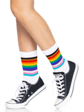 Pride Flag Crew Socks
