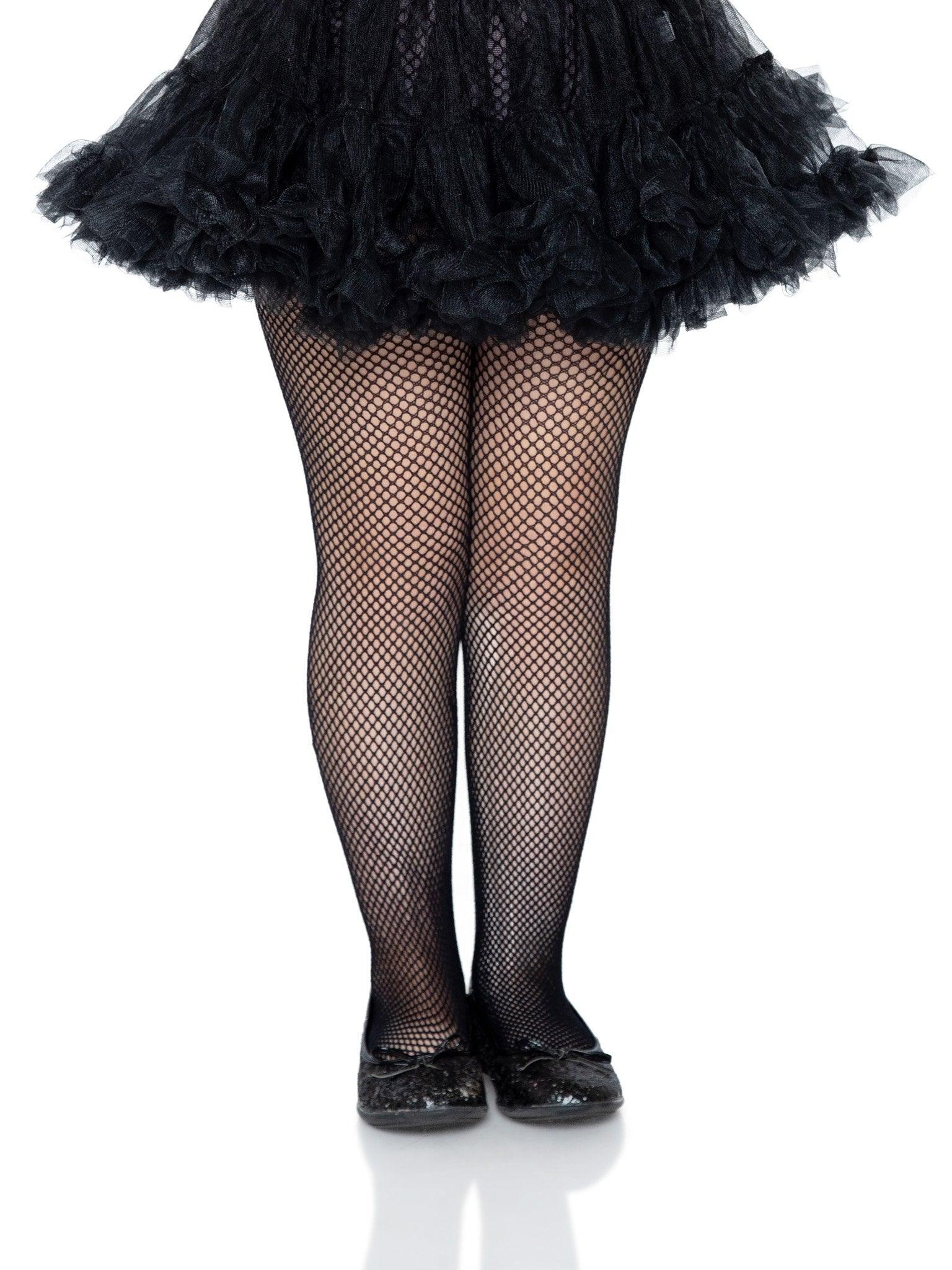color_black | Leg Avenue Coco Children's Fishnet Tights