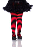 color_black/red | Leg Avenue Ana Children's Striped Tights