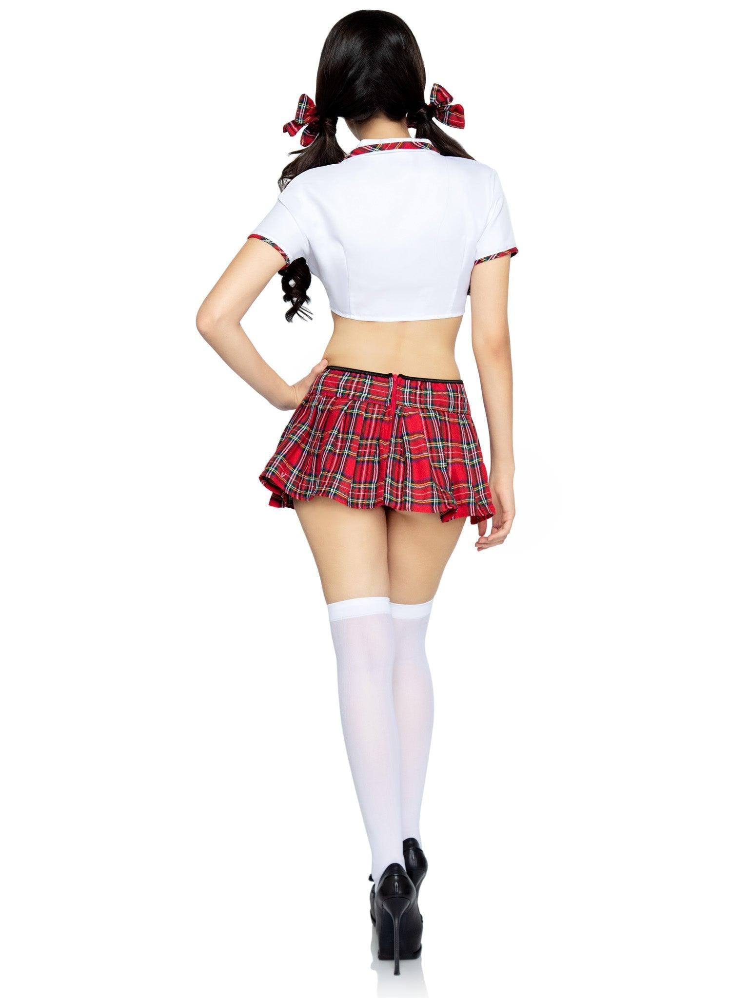 color_Red/White | Leg Avenue Miss Prep School Costume