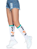 Leg Avenue Eat Me Knee High Socks