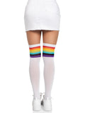 Over the Rainbow Opaque Thigh Highs