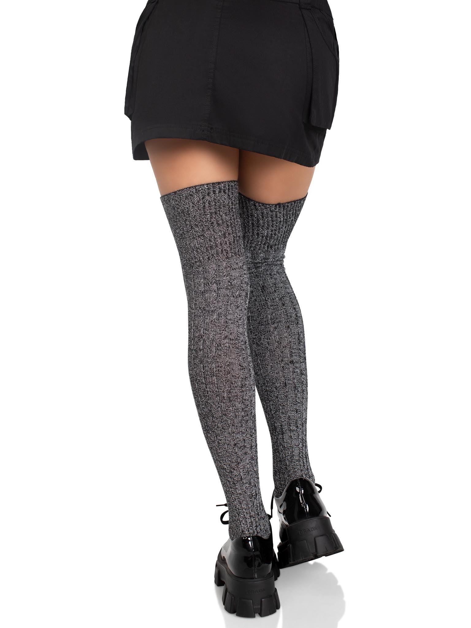 Leg Avenue Rib Knit Thigh Highs