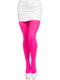 color_neon pink | Leg Avenue Ari Nylon Women's Tights