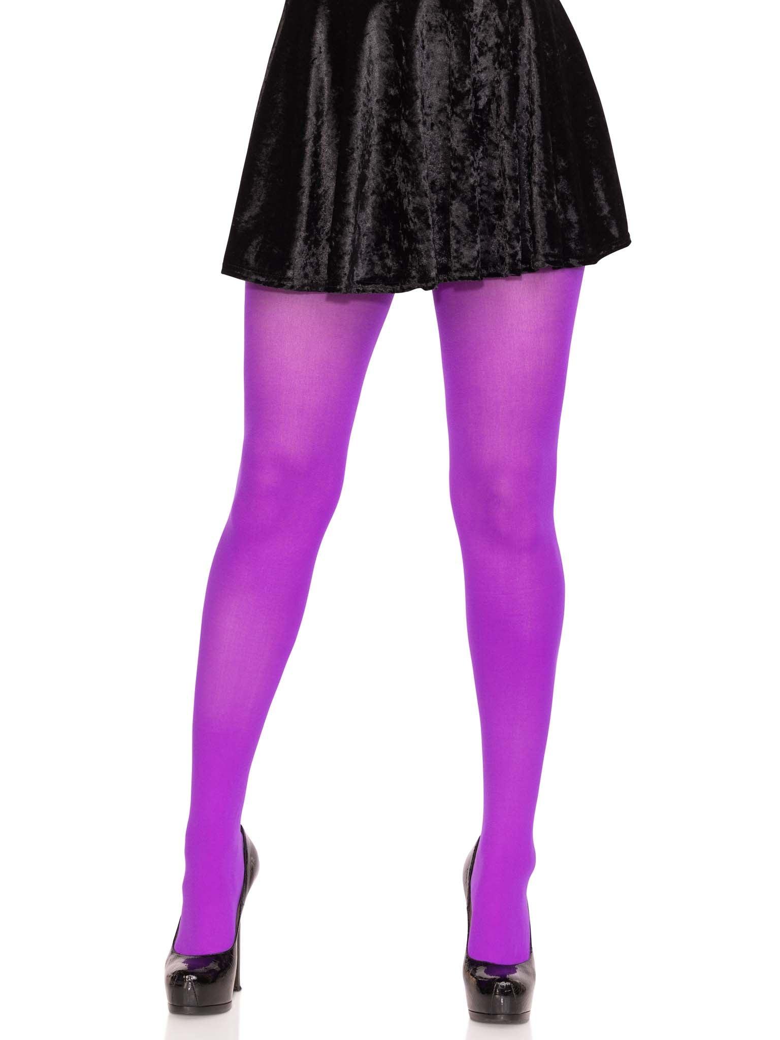 color_purple | Leg Avenue Ari Nylon Women's Tights