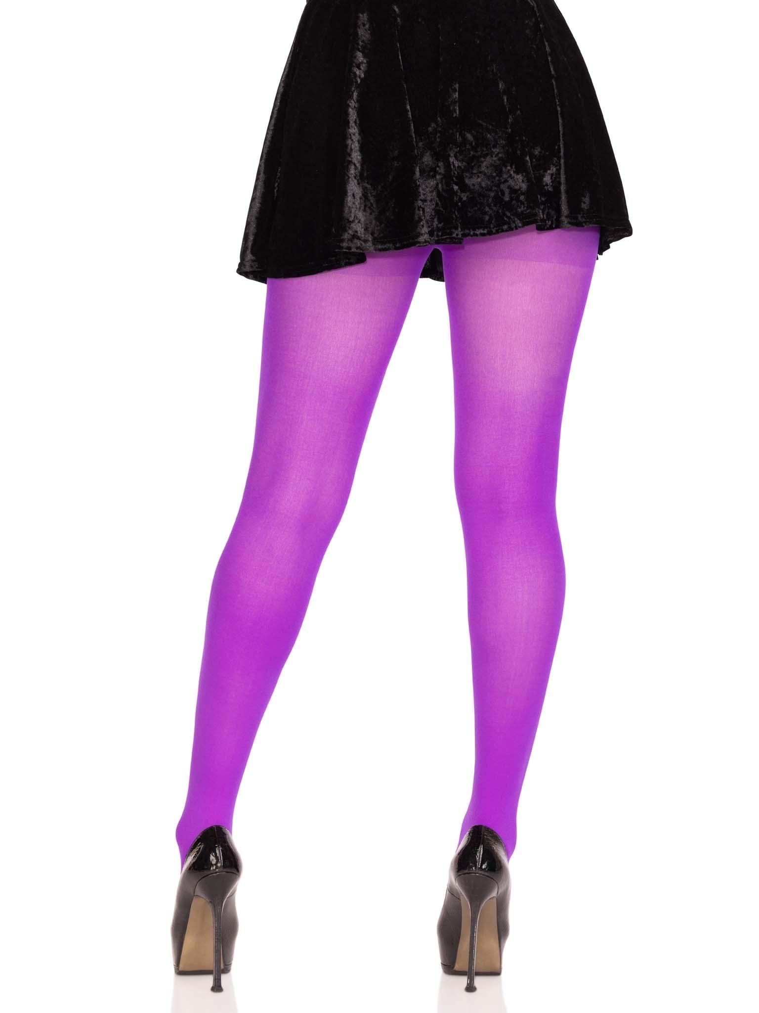 color_purple | Leg Avenue Ari Nylon Women's Tights