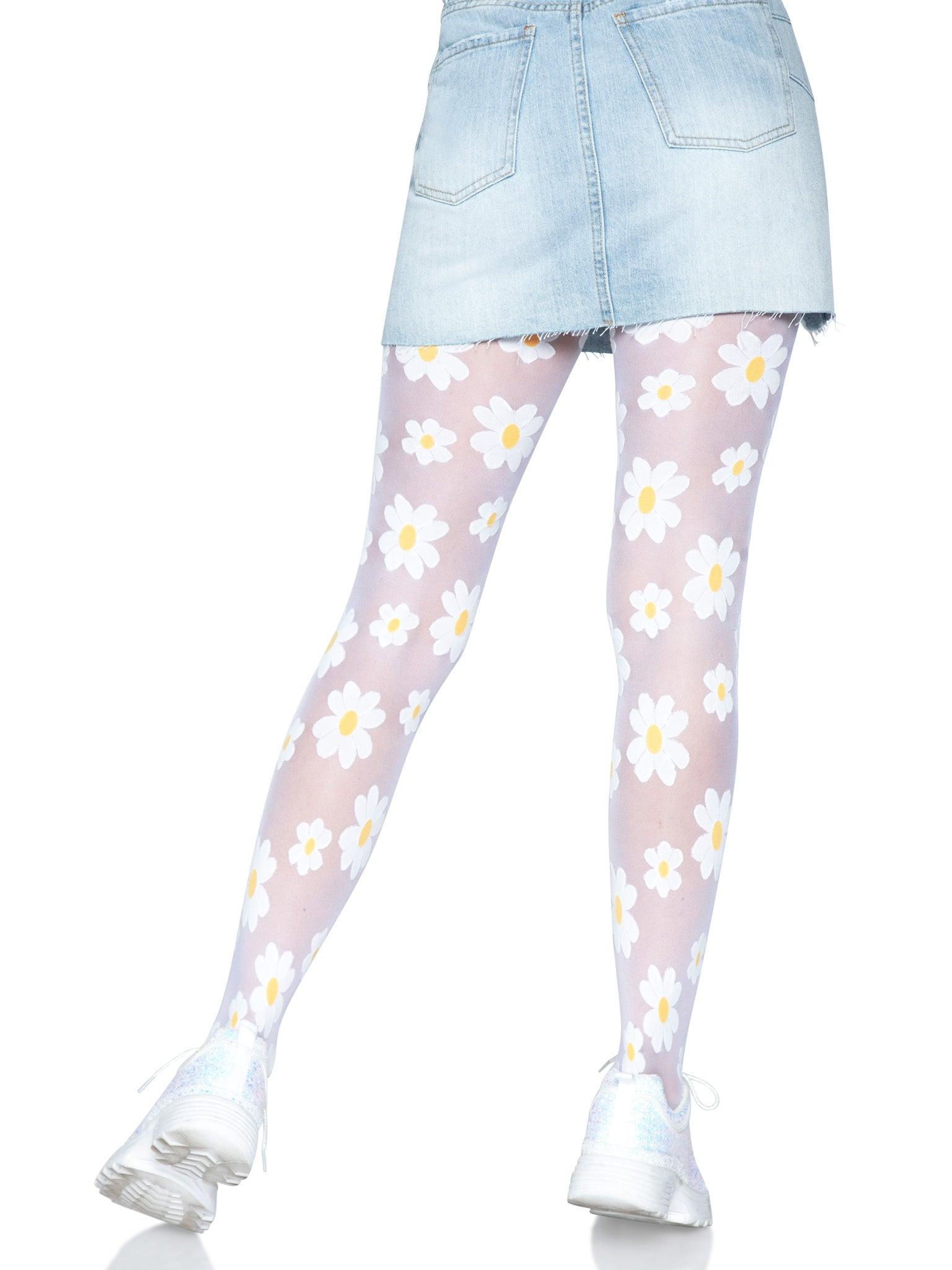 Leg Avenue Daisy Nylon Sheer Tights