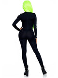 Leg Avenue Printed Glow In The Dark Skeleton Catsuit