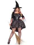 Leg Avenue Plus Black Magic Witch Costume