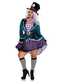 Leg Avenue Plus Delightful Mad Hatter Costume