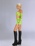 Grid Lock Skirt Set