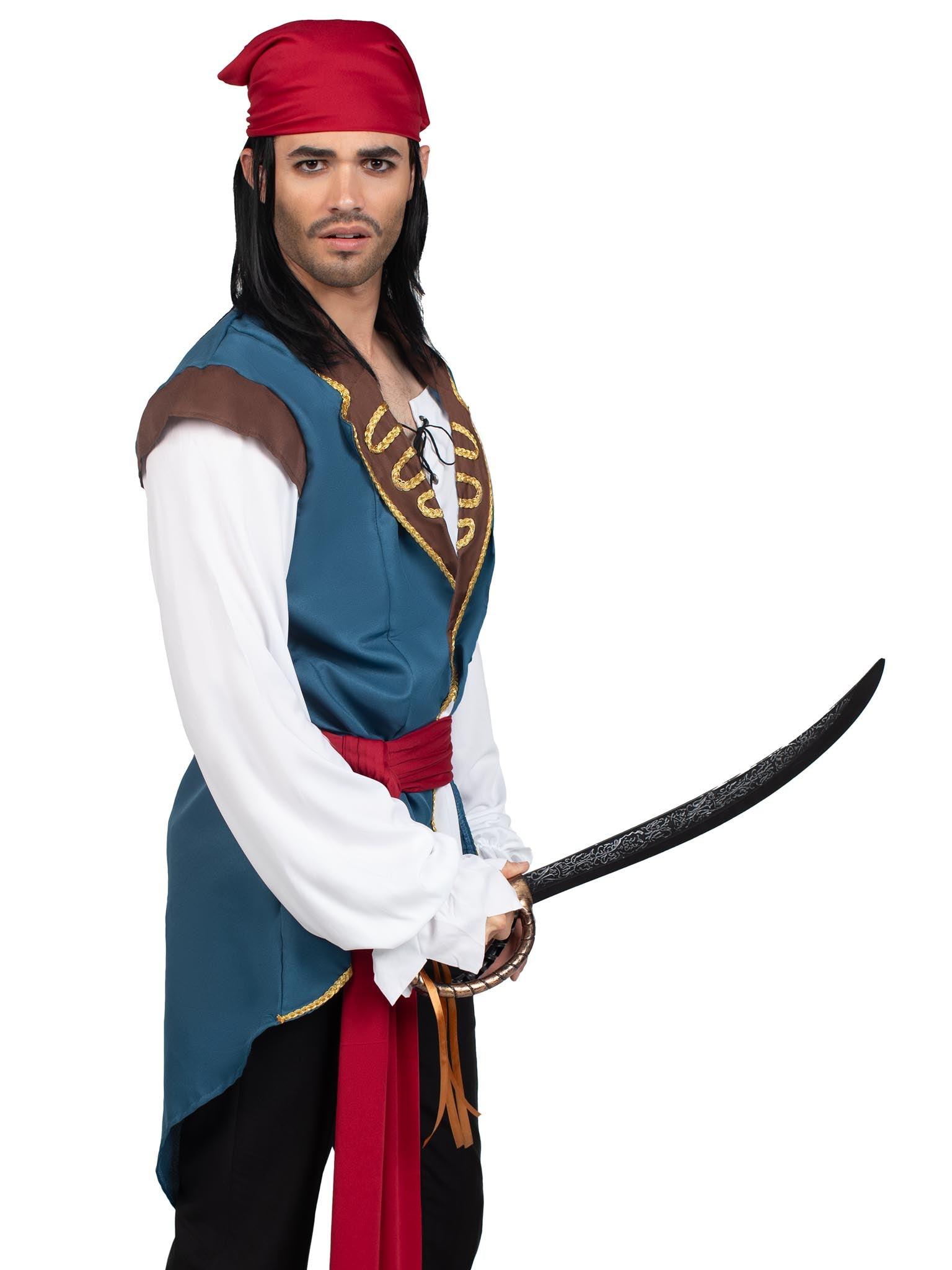 Leg Avenue Men's 3 PC Scoundrel Pirate Costume