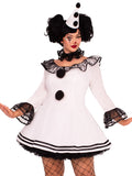Leg Avenue Plus Pierrot Clown Costume