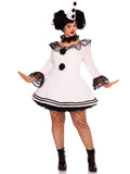Leg Avenue Plus Pierrot Clown Costume