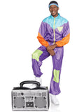 Men's Awesome 80’s Track Suit Costume Set