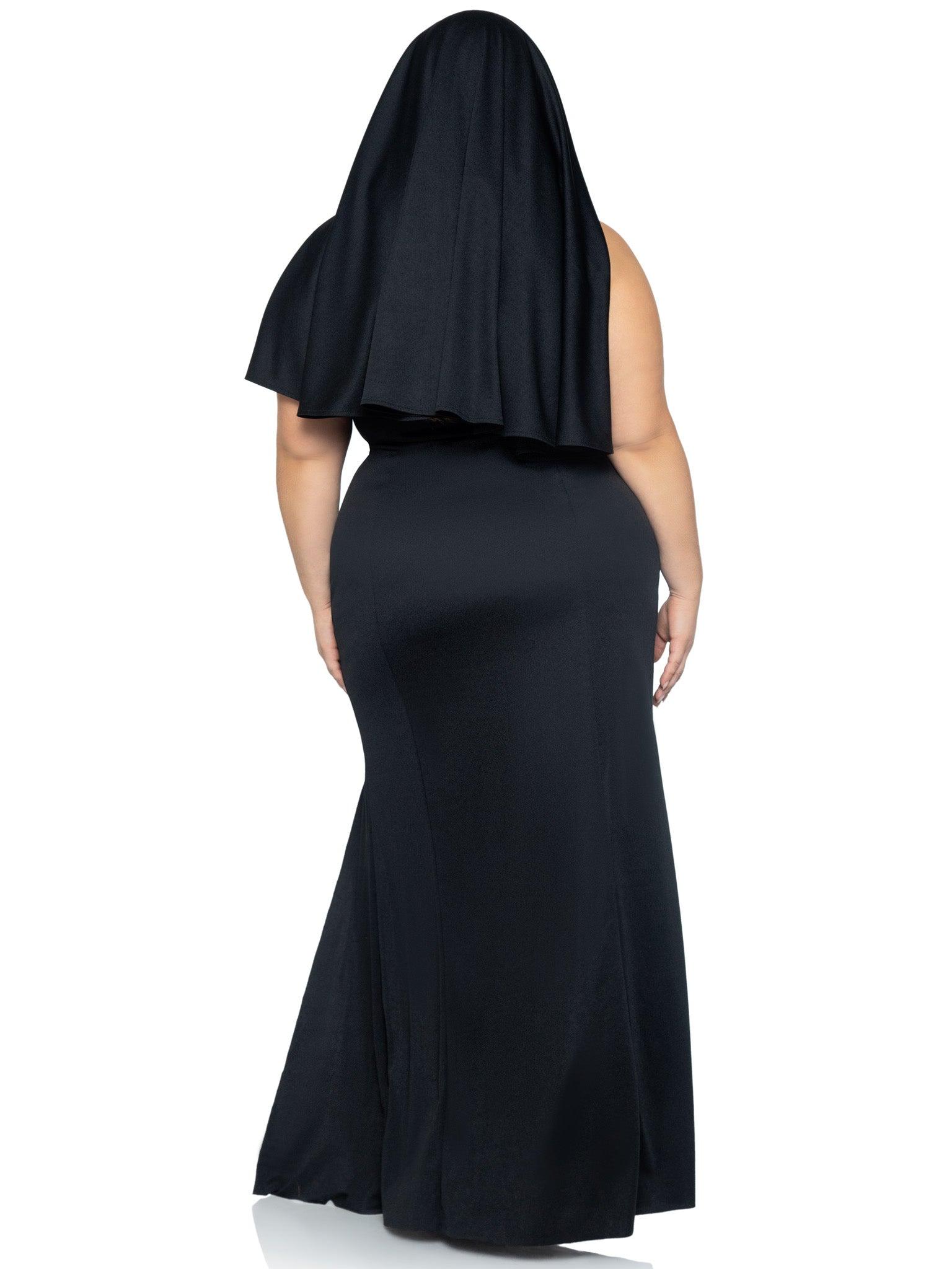 Leg Avenue Plus Sultry Sinner Nun Costume