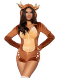 Fawn Romper Antler Hood Costume