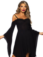 Gauze Bell Sleeved Peasant Dress