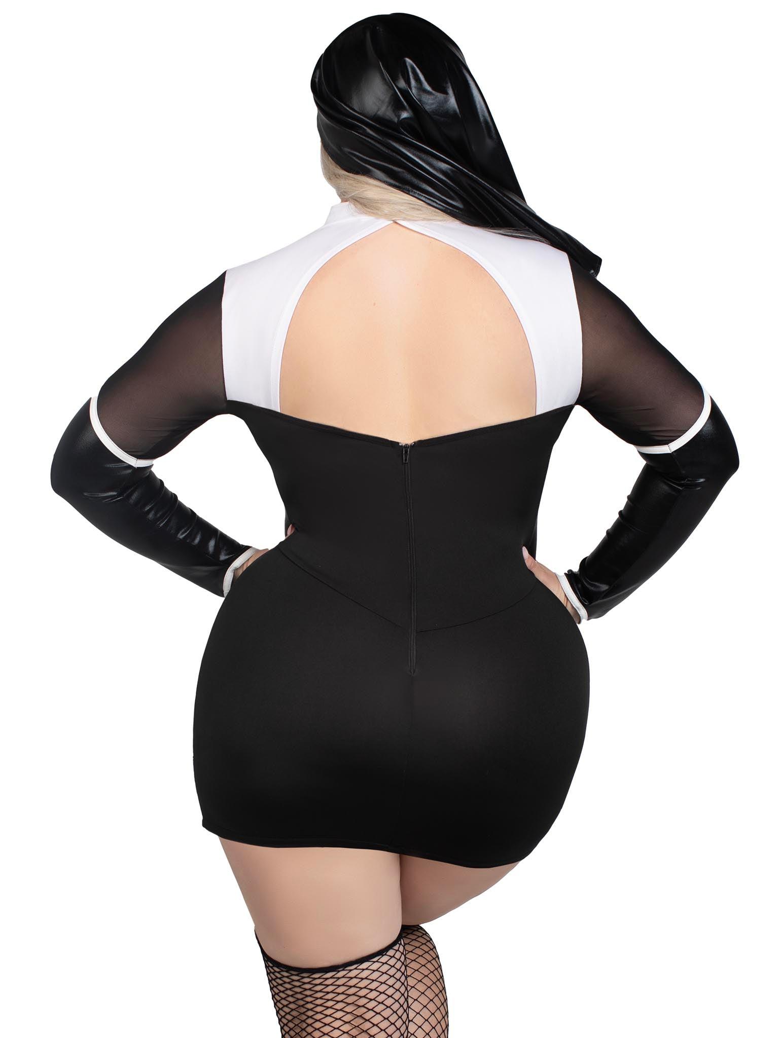 Leg Avenue Plus Holy Hottie Nun Costume