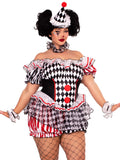 Leg Avenue Plus Darling Harlequin Costume