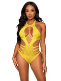 Leg Avenue Seamless Lace Cut Out Bodysuit