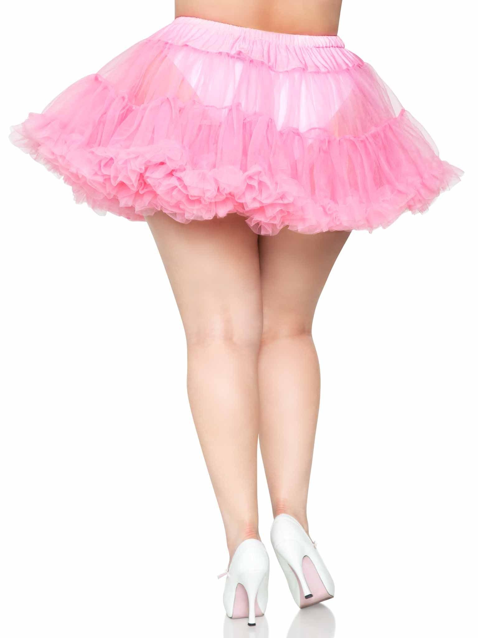 Leg Avenue Plus Size Layered Tulle Petticoat Costume Skirt