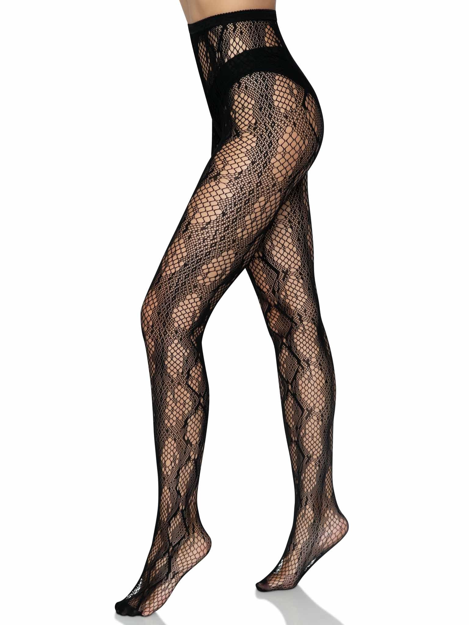 Leg Avenue Python Fishnet Tights