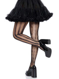 Harlequin Print Net Tights