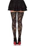 Leg Avenue Bree Floral Lace Thigh Highs
