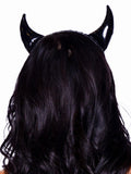 Black Vinyl Devil Horns