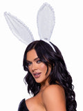 Ruffle Trimmed Bendable Lace Bunny Ears