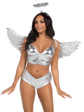 color_silver | Leg Avenue Metallic Angel Wing Set