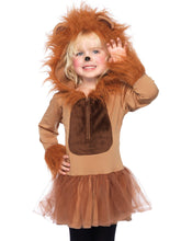 Girl's Cuddly Lion Costume