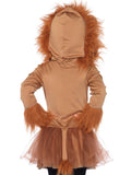 Girl's Cuddly Lion Costume