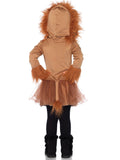 Girl's Cuddly Lion Costume