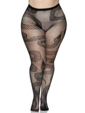 Leg Avenue Plus Snake Net Tights