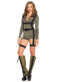 Leg Avenue Top Gun Costume Romper