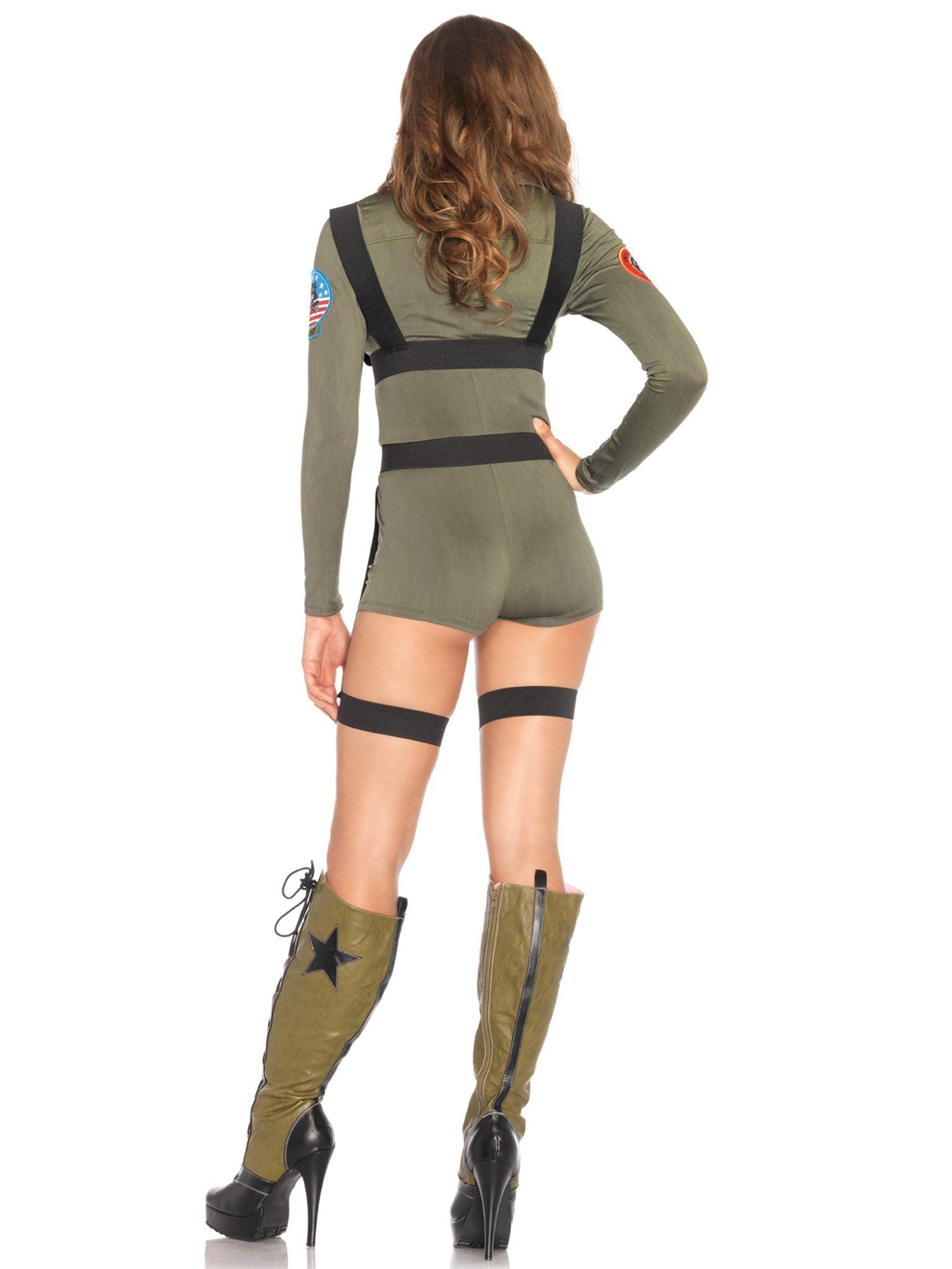 Leg Avenue Top Gun Costume Romper