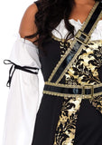 Leg Avenue Plus Black Sea Buccaneer Costume