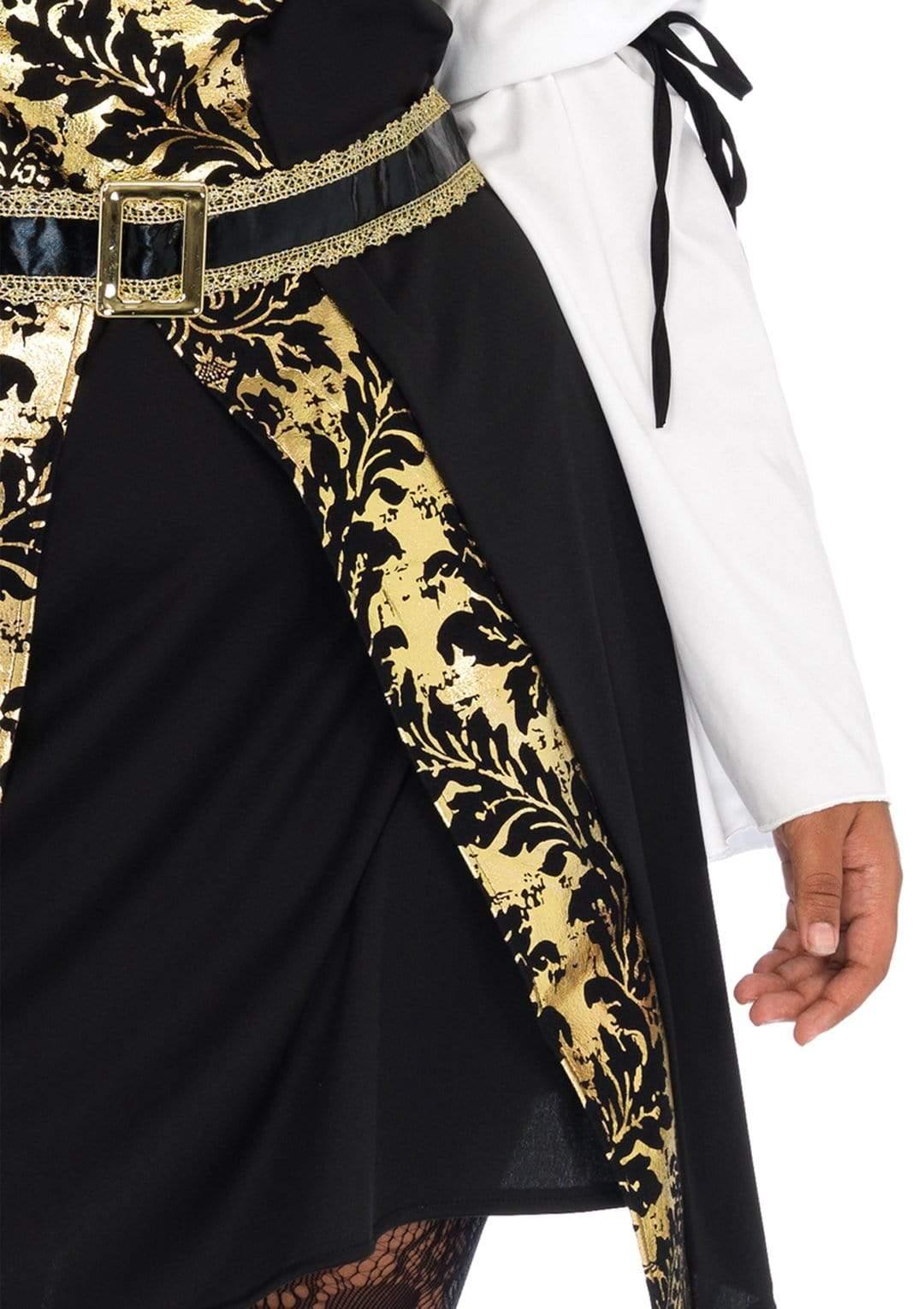 Leg Avenue Plus Black Sea Buccaneer Costume