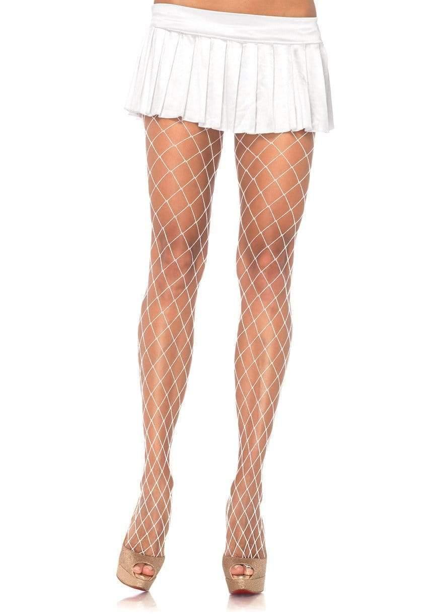 color_white | Leg Avenue Xena Spandex Diamond Tights