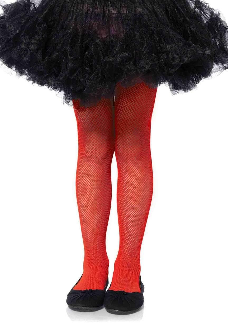 color_red | Leg Avenue Coco Children's Fishnet Tights