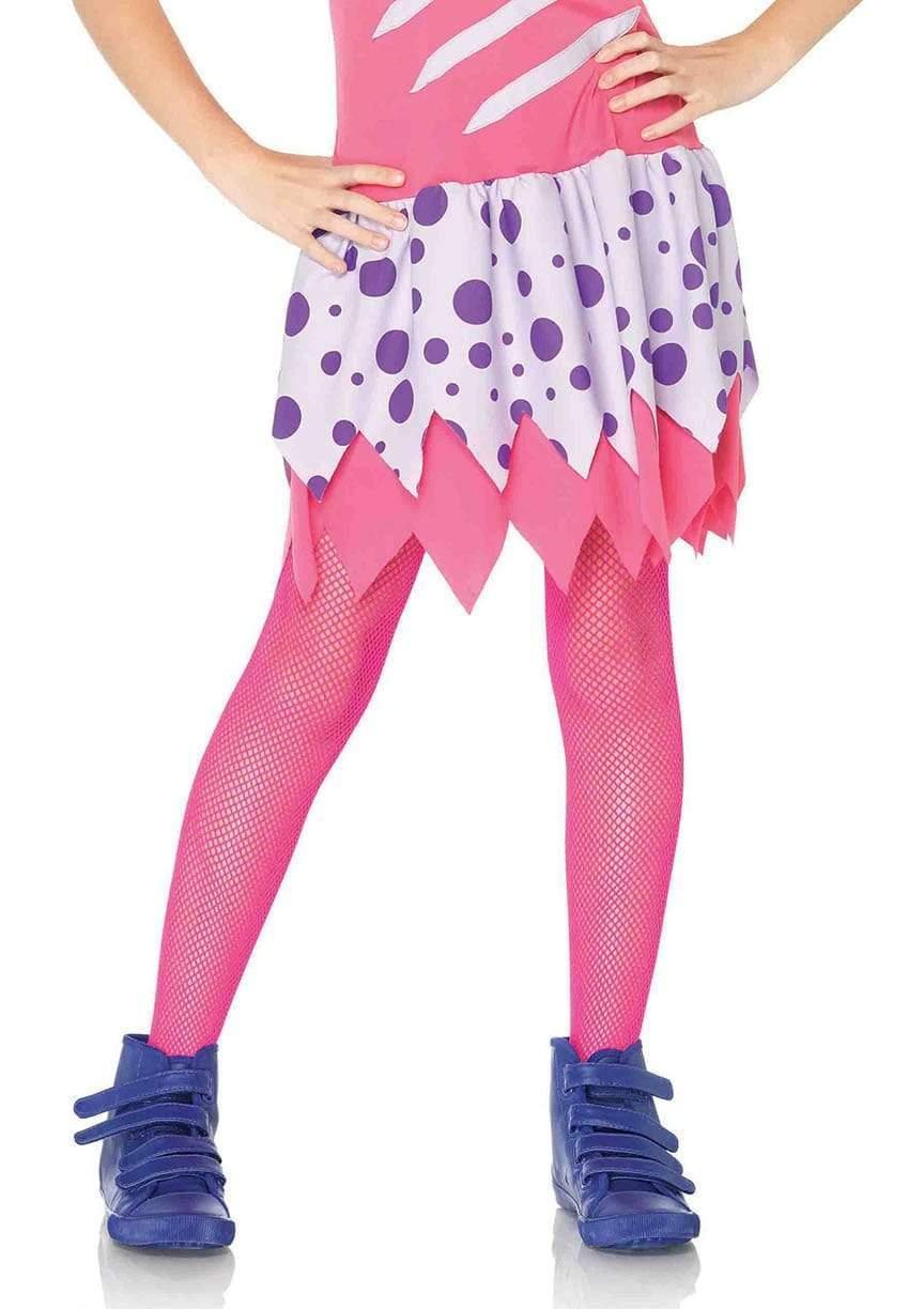 color_neon pink | Leg Avenue Coco Children's Fishnet Tights