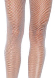 color_white/silver | Leg Avenue Paisley Glitter Fishnet Tights