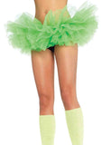 color_neon green | Leg Avenue Organza Layered Tulle Tutu Skirt