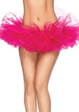 color_hot pink | Leg Avenue Organza Layered Tulle Tutu Skirt