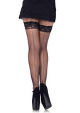 Leg Avenue Plus Amy Fishnet Thigh High Stockings